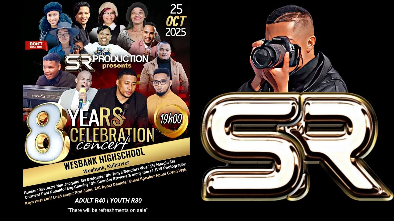 Selwin Romeo Production 8 jaar celebration Pinkster Concert in Wesbank 