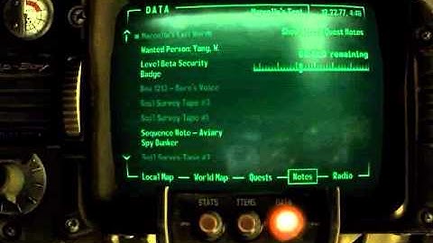 Fallout 3 Walkthrough - Pip Boy and Terminal #113 - MLW
