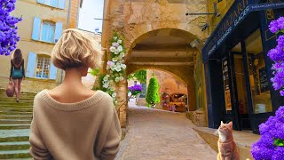 GORDES: I Walk in one of the Most Charming Villages in the French Countryside [WALKING TOUR ASMR]