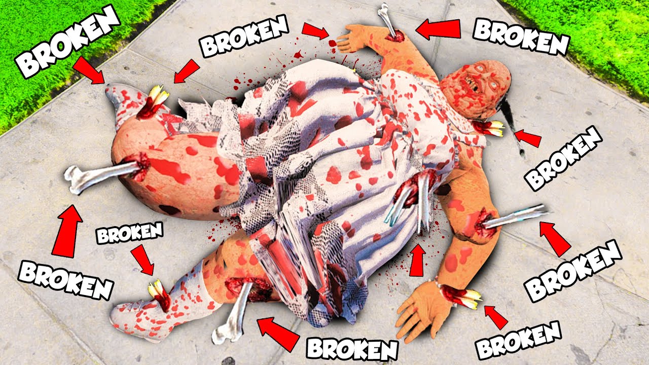 Breaking EVERY BONE as the LUNCH LADY In GTA 5!
