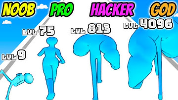 Level Up Body - NOOB vs PRO vs HACKER vs GOD