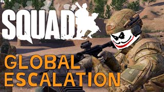 JOKERGE ПРОБУЕТ ИГРАТЬ  В SQUAD С МОДОМ GLOBAL ESCALATION