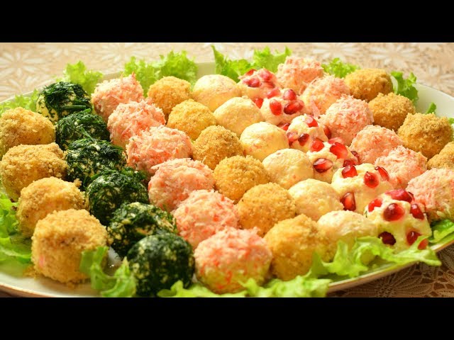 Изображение Праздничная закуска «Сырные шарики» 5 вкусных рецептов! Мамины рецепты