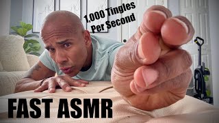 🔴 ASMR FAST & AGGRESSIVE LEATHER TABLE TAPPING & SCRATCHING