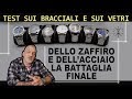 Test sui bracciali e sui vetri degli orologi