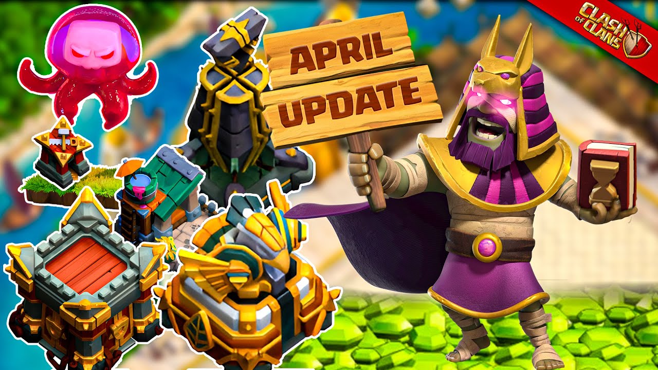 CoC Live Scenery Giveaway Announcement Decorations Giveaway + War