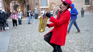 Bad Habits - Ed Sheeran | Street Sax Performance By Daniele Vitale