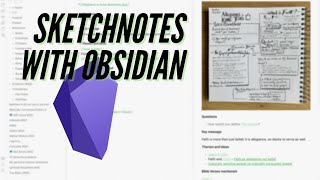 Adding a Sermon Sketchnote to Obsidian
