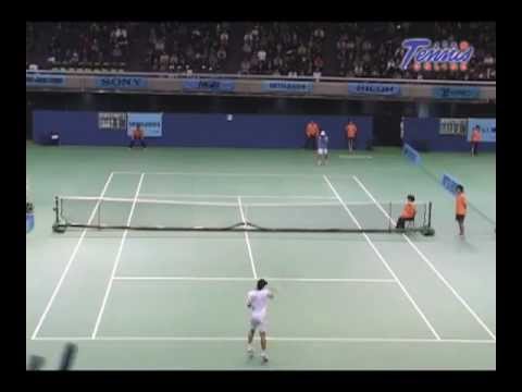 第23回 テニス日本リーグ 準決勝 守屋宏紀 VS 松永浩気