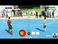 FC 24 | Argentina vs. Portugal | Penalty Shootout Futsal | Messi vs C.Ronaldo - Gameplay PC