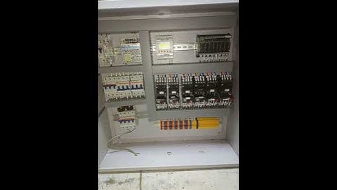 dol starter painel with PLC