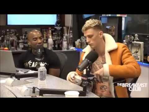 Machine Gun Kelly explaining the Eminem beef with The Breakfast Club!!