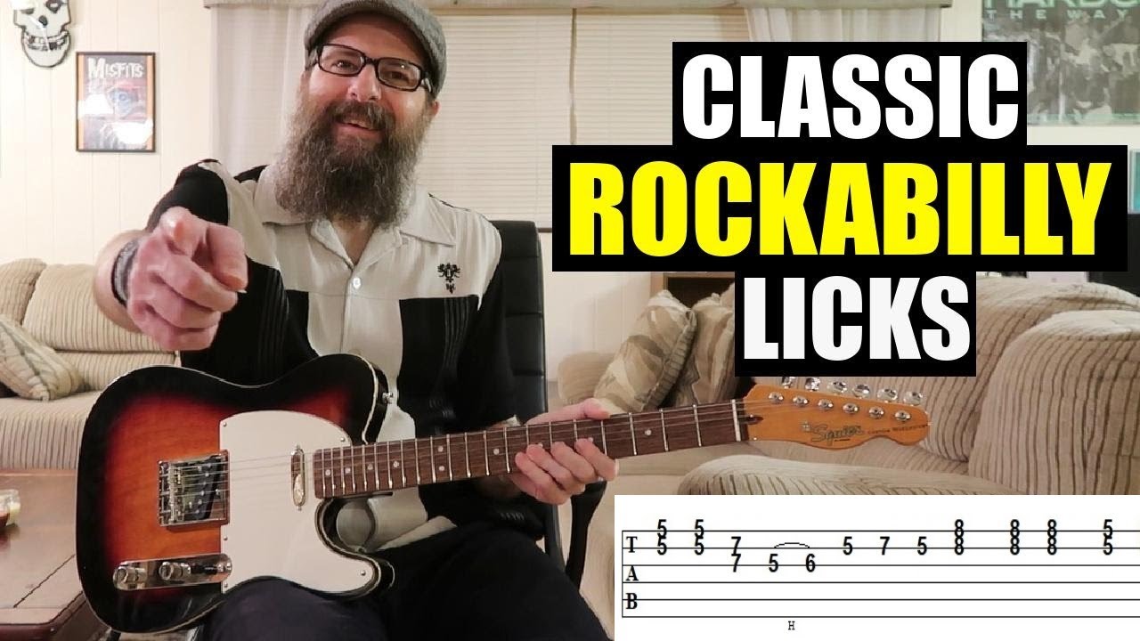 Мастер-класс по игре на рокабилли-гитаре — фразы в тональности ми