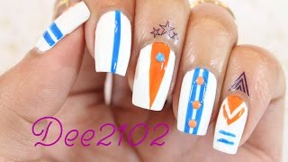 Music Festival Nail Art | Dee2102