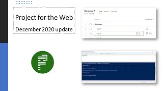 Project for the Web Monthly Update – December 2020