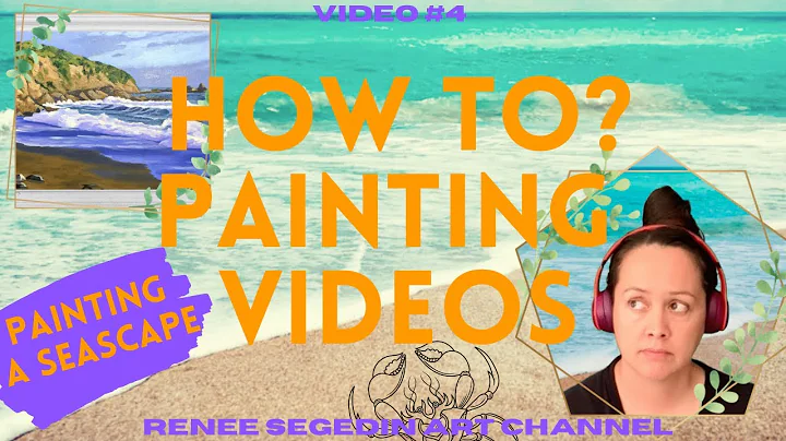 How To Painting Videos Part#3 Painting A Seascape [Renee Segedin]