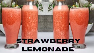 Strawberry Lemonade - Refreshing Non-alcoholic Drink by Abyshomekitchen 97 views 2 years ago 1 minute, 44 seconds