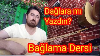 Dağlara mı Yazdın - Bağlama Dersi (Yasin Yaşlı) #bağlamasolfej #sazdersi #oyunhavasi #keşfet