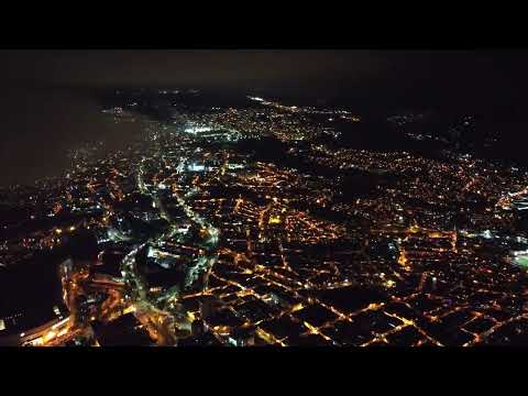 Manizales en la Noche Dron en Colombia