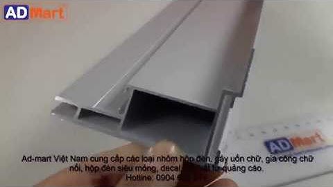 Nhôm hộp đèn nhét cạnh 8cm | Ad-mart Việt Nam