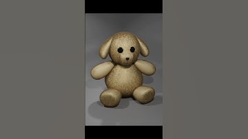 Modeling Teddy Bear in Blender.