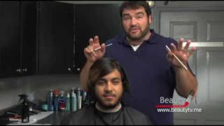 How to Cut Choppy Layers for Men | Beauty TV