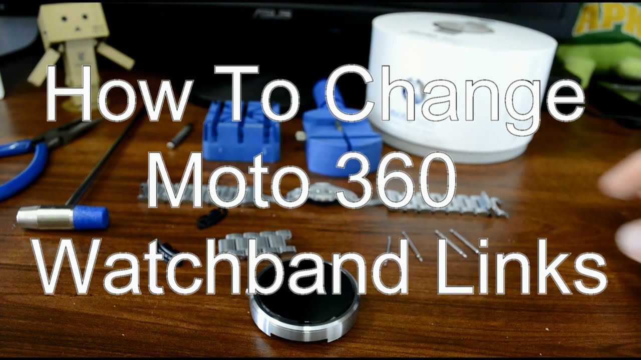 How To Change the Links in a Moto 360 Steel Band (18mm) YouTube