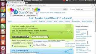 How to get open office on ubuntu
