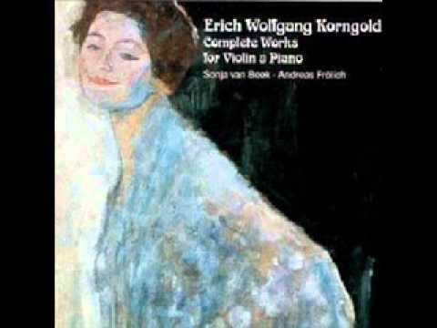 Korngold - Violin Sonata op. 6 in G,  I.mov  - Andreas Frölich & Sonja Van Beek