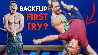 Jujimufu MAKES Magnus Midtbø BACKFLIP *don't try this*