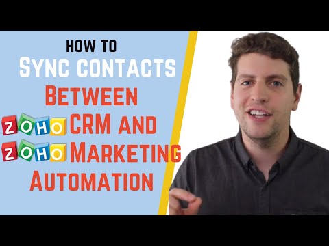 How to Sync contacts Between Zoho CRM and Zoho Marketing Automation