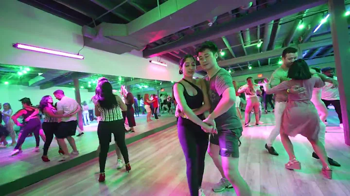 Clark and Selina bachata social dance