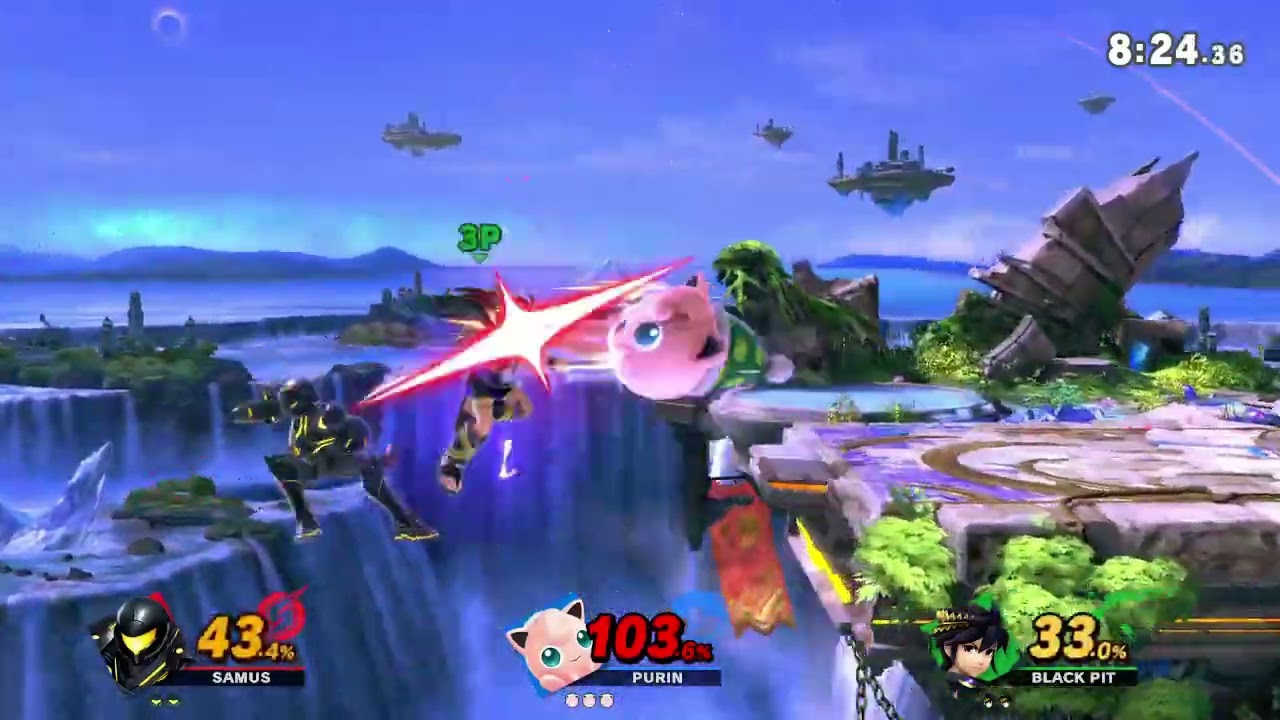 ちゃそスマブラのプレイ画像 スマブラSP リプレイ チームストック制 13286 [26年03月分]【プリン 2P