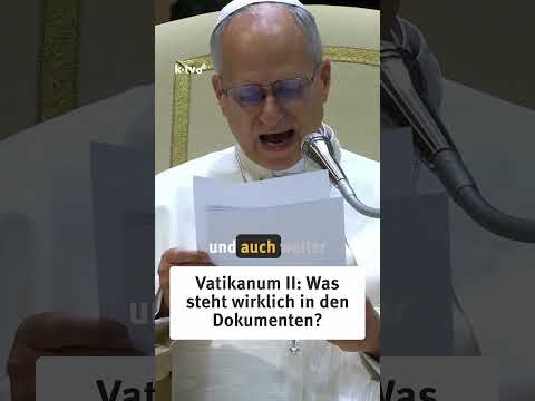 Was steht wirklich in den Dokumenten des Zweiten Vatikanischen Konzils? | Papst Leo XIV. #shorts