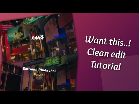Clean edit tutorial alightmotion | Move + oscillate + swing effect