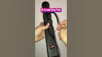 Cable Wrap Hack In 10 Seconds! 🔌 No More Tangled Wires 😱