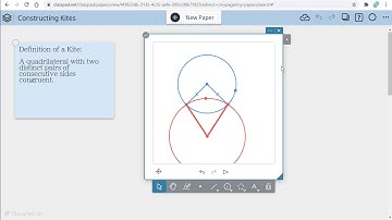 How To Construct a Kite in the Geometry Sticky