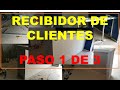 Construyendo ESTRUCTURA METÁLICA de MOSTRADOR para CLIENTES. (Paso 1 de 3)