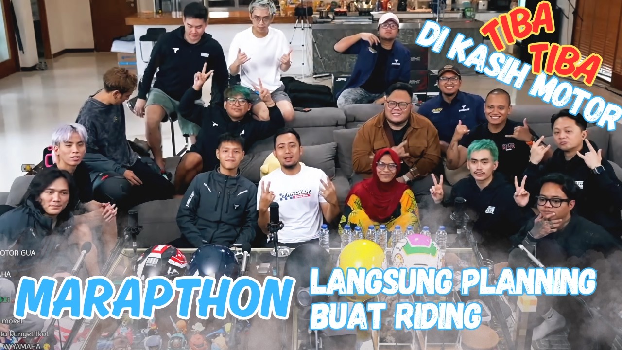 ANJAY DIHADIAHIN MOTOR BUAT RIDING COOYYYY | KEDATANGAN MAK GILA #marapthon #marapthon3 #marapthon2