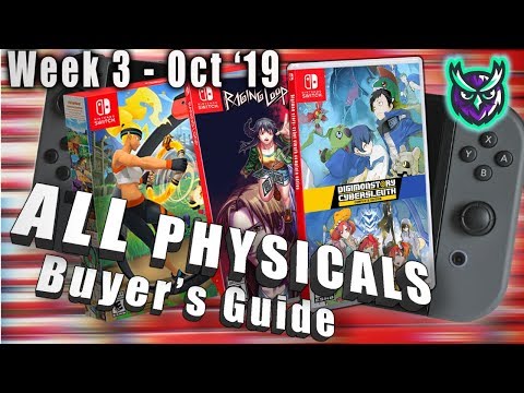 ALL PHYSICAL Switch Games This Week! - Collector&rsquo;s Guide - Oct. Week 3 2019