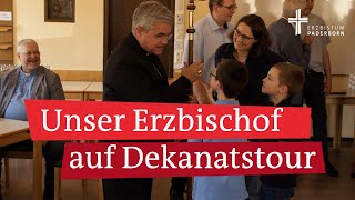 Start der Dekanatsreisen: Erzbischof Dr. Bentz reist durchs Erzbistum Paderborn