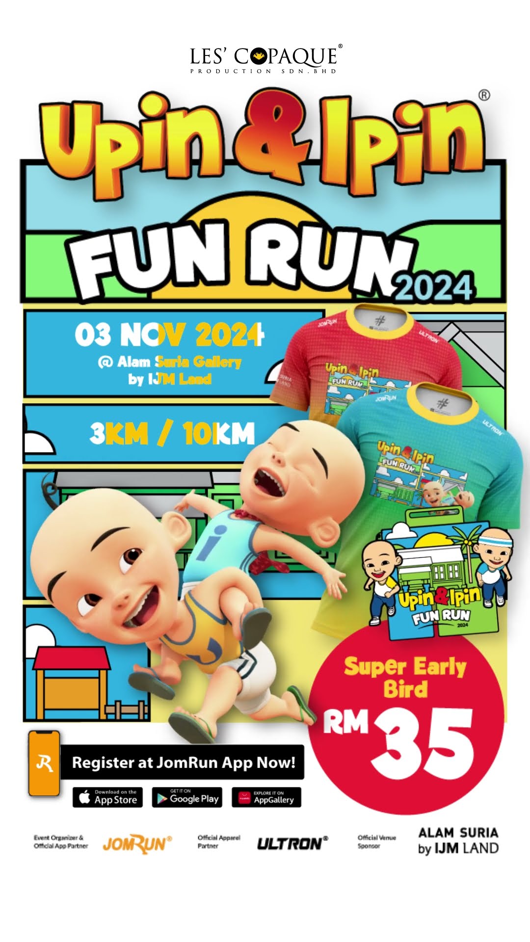 Upin \u0026 Ipin Fun Run 2024 #shorts