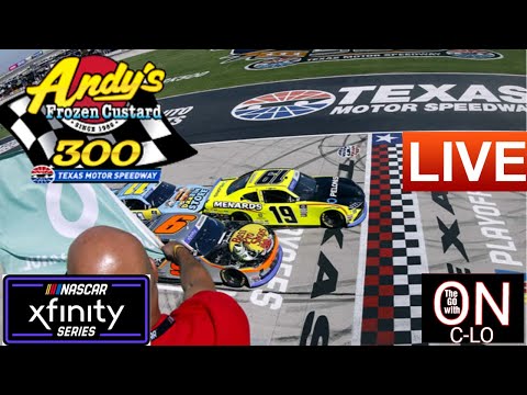 🔴Andys Frozen Custard 300 at Texas. Live Nascar Xfinity Series.Race Audio, Leaderboard & more!
