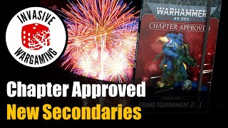 New secondary objectives: Chapter Approved 2021 Warhammer 40k
