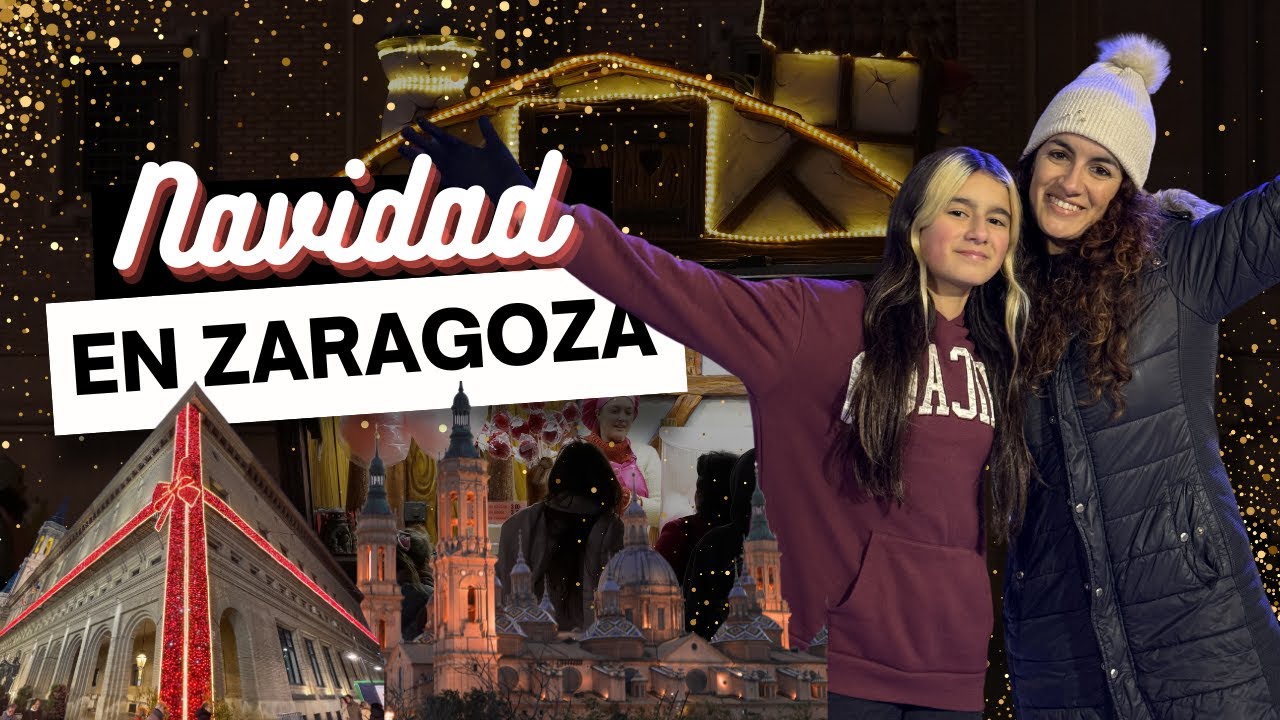 ✨ Navidad en Zaragoza: Luces, Magia y mi Primera Vez en la Pista de Hielo ❄️🎄