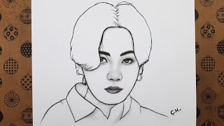 How To Draw BTS Jungkook The Easy Way Step By Step