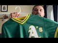 Authentic Mitchell and Ness Reggie Jackson Oakland A’s 1987 Batting Practice Jersey