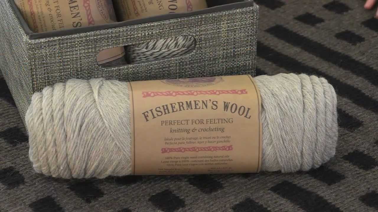  Lion Brand Fishermen's Wool Yarn, Birch Tweed , 1 Ball