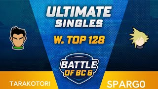 Tarakotori (Little Mac) vs Sparg0 (Cloud) - Ultimate Singles Winners Top 128 - Battle of BC 6