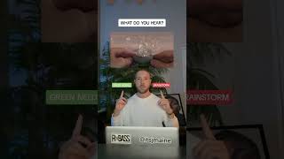 What Do You Hear? Green Needle or Brainstorm? #shorts #ear #hearing #hear #test #reaction